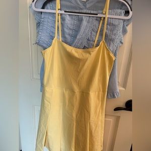 Yellow Abercrombie and Fitch Tennis Dress